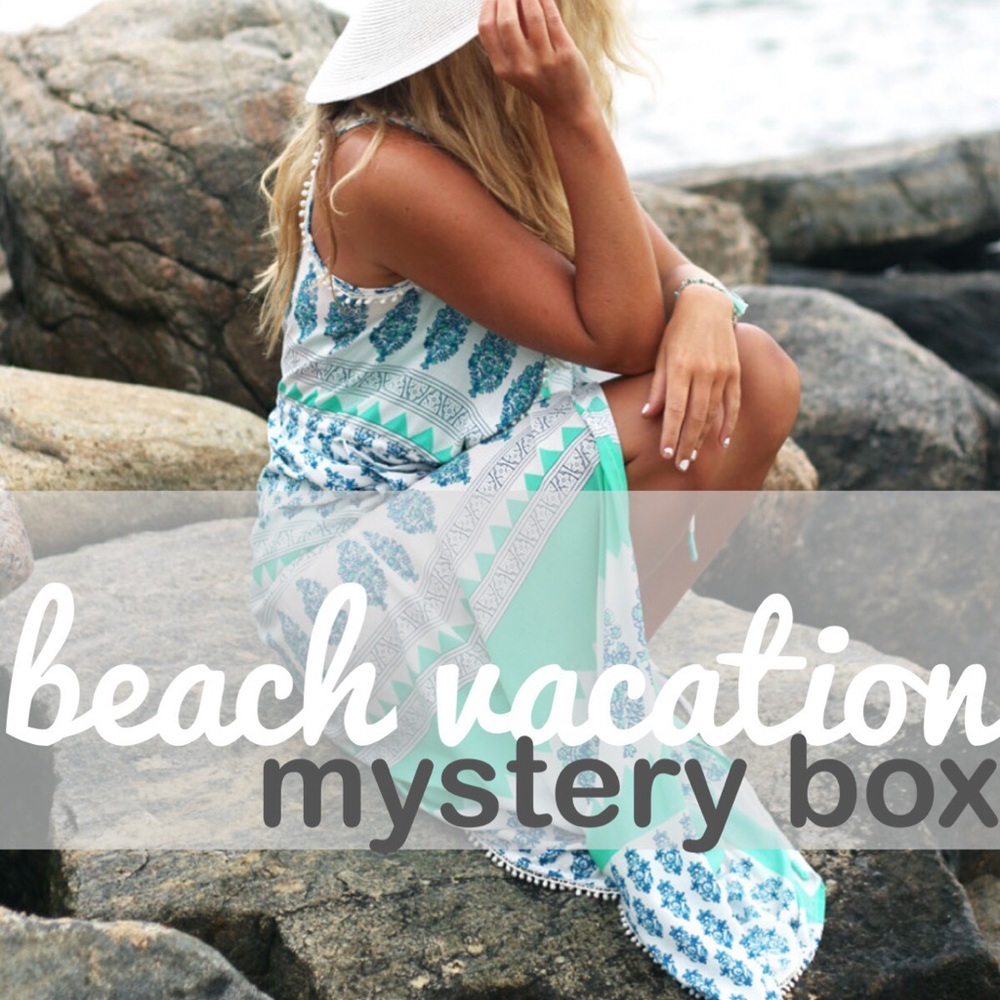 beach vacation mystery box – 5 pieces